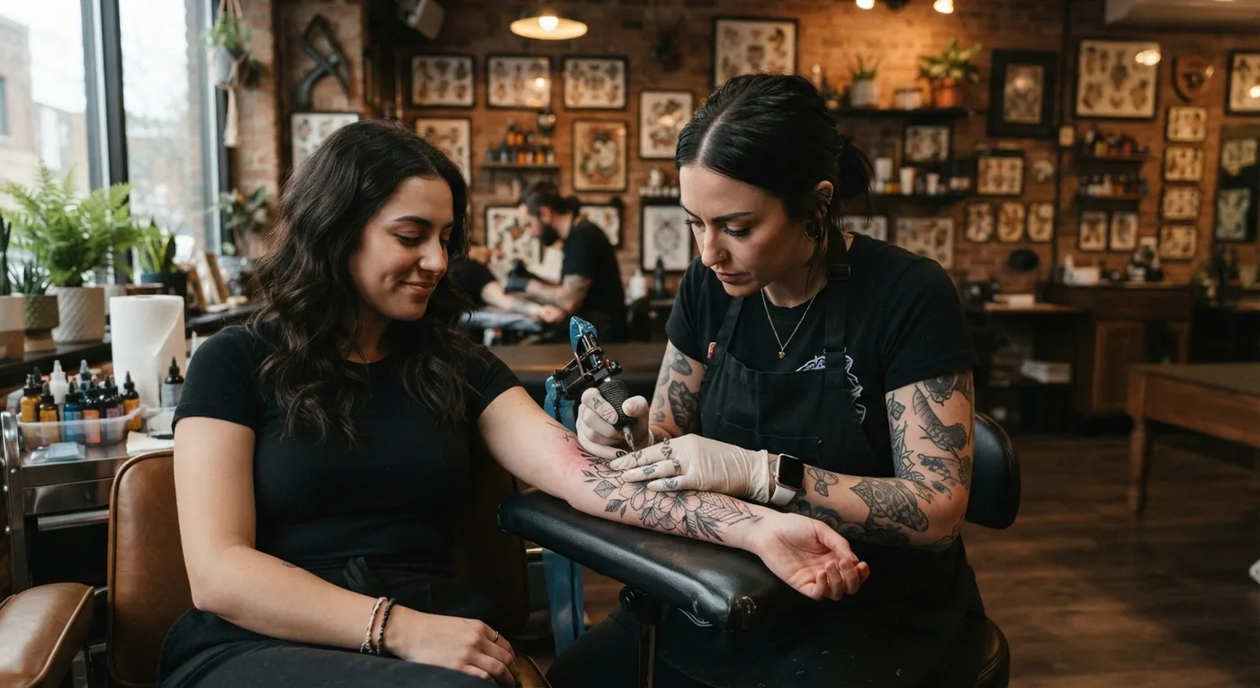 tattoo artist Kendall